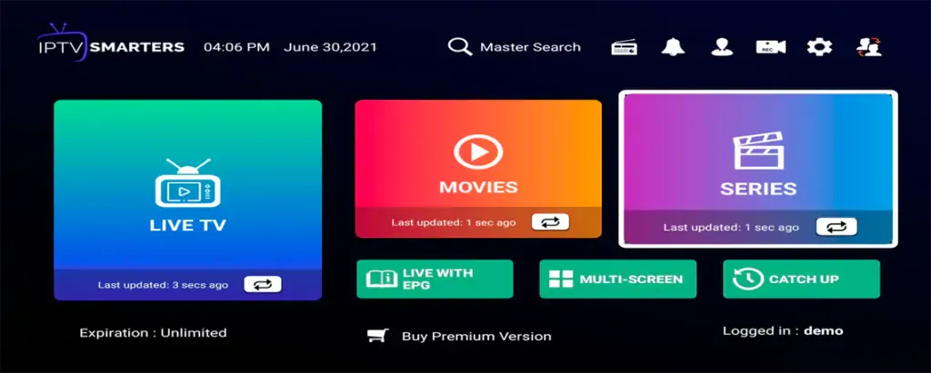Teste IPTV 6 Horas Smarters Pro Grátis por 6 Horas realize seu teste valido por 6 horas